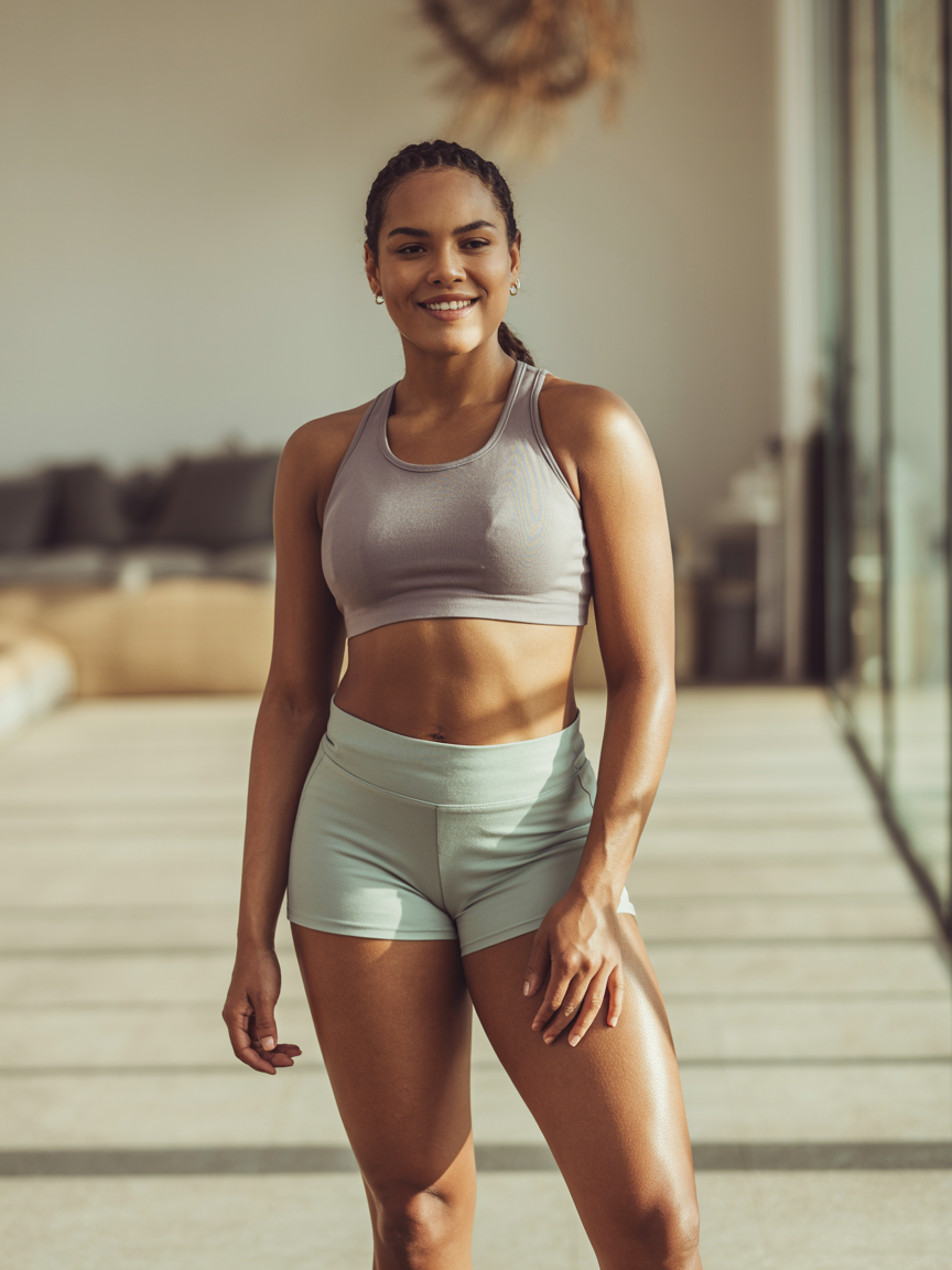 Mulher confiante após transformação